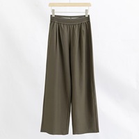 Pantalon de yoga décontracté coupe ample, jambe large, taille haute élastique, longueur intégrale, polyvalent, séchage rapide, nouveauté