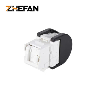 ZHEFAN 3M Toolless UTP Rj45 Modular Jack untuk <span class=keywords><strong>Cat6</strong></span> Cat6a Keystone Jack Patch Panel Tipe Baru 180 Derajat 3M Suku Cadang Telekomunikasi - Product Image 1