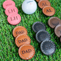 Marqueur de balle de golf magnétique personnalisé en alliage de zinc divers accessoires de sport de conception avec votre propre logo jeton de poker en fer portable