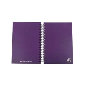 Caliente popular A5 tamaño cuaderno de espiral con papel kraft