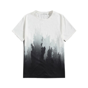 เสื้อยืดคอกลมแขนสั้นพิมพ์ลายกราฟิกแฟชั่นสำหรับผู้ชาย ผ้าฝ้ายคุณภาพพรีเมียม - Product Image 1