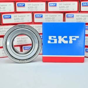 6205ตลับลูกปืนเม็ดกลมร่องลึกแบบแถว<span class=keywords><strong>เดียว</strong></span>เปิดกรงเหล็กกดระยะห่างปกติ25มม. เจาะ52มม. ความกว้าง15มม. - Product Image 5