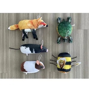 Simulierte Maus schildkröte Fox Soft Realistic Insect Plushie Doll Kuscheltier Lebensechte Biene für Halloween Ostern