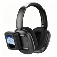 Audífonos Inalámbricos Over-Ear ANC Hybrid BT 6.0 con Cancelación Activa de Ruido, Batería Reemplazable, Resistentes al Agua IPX5, Dinámicos para Deportes y Viajes