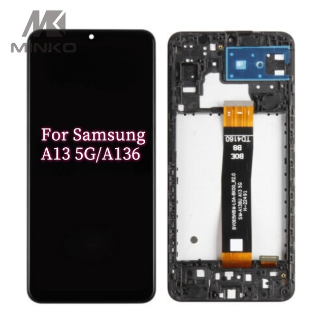 High Quality for Samsung for Galaxy A13 5G & 4G LCD Display Screen Digitizer with Frame TFT Glass Compatible with A136U A135F