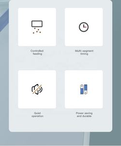 도매 수족관 탱크 액세서리 미니 자동 물고기 음식 디스펜서 시간 초과 물고기 피더 지능형 작업 모드 70ML 용량 - Product Image 5