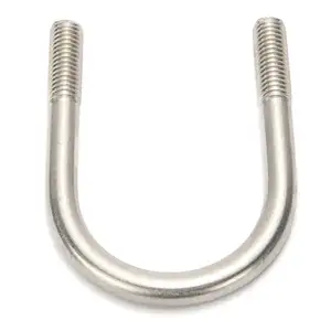 304 Stainless Steel furniture U Type Bolt With 2 Nuts U Shaped Screw Pipe Clamp U bolts