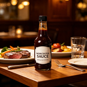 Salsa <span class=keywords><strong>Worcestershire</strong></span> Premium, Salsa <span class=keywords><strong>Worcestershire</strong></span> OEM, Etiqueta Privada, Venta al por Mayor, Condimento, Salsa Saborizante para Restaurantes - Product Image 4