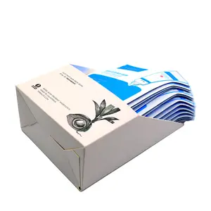 Boîte de présentation au détail imprimée colorée recyclée personnalisée papier de comptoir en carton 10pcs boîte de présentation de sac de sortie