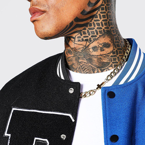 Chaqueta de béisbol de manga larga con estampado personalizado para hombre, chaquetas de hombre de Letterman Varsity en blanco liso, chaqueta para hombre - Product Image 4