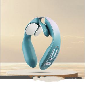 Appareil de massage cervical, instrument de physiothérapie pour la protection des épaules et du cou, mini masseur de cou portable à compresse chaude - Product Image 6