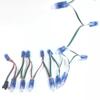 Module de lumière numérique LED, lot de 100 pièces, pixels, 12mm, WS2811 IC, étanche IP68, entrée 5V DC