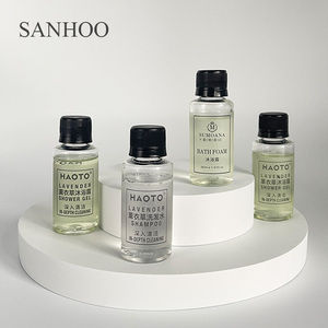 SANHOO Hôtel Fourniture Jetable En Gros <span class=keywords><strong>Pas</strong></span> <span class=keywords><strong>Cher</strong></span> Salle De Bains Hôtel Articles De Toilette Shampooing et Après-shampooing Hôtel De Luxe Commodités - Product Image 6