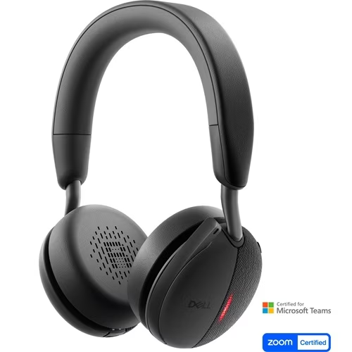 For Dell WH5024 Pro Wireless ANC Headset Leatherette Headband Effortless Connectivity