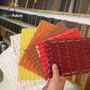 Matériel de tissage en osier PE, rotin synthétique plat pour canapé de jardin - Product Image 1