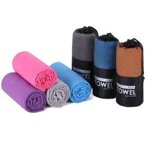 Serviette en microfibre de chamois serviette hautement absorbante pour serviette de sport à séchage rapide