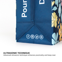 Sac de courses pliable personnalisé YG en non-tissé, extra large, avec bandoulière, en matériau PP écologique, pour la promotion des emballages en supermarché