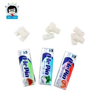 Chewing-gum Halal Fabrication Oreiller Forme Menthe Fruité Saveur Bonbons Avec Points Pour Enfants