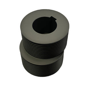 Alüminyum alaşım 10PK poli V zamanlama kasnağı 80mm çap N35 standart eloksal hassas makine için OEM özel destek - Product Image 4