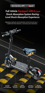 สกู๊ตเตอร์ไฟฟ้า <span class=keywords><strong>SEALUP</strong></span> Q8 รุ่นใหม่ ปี 2026 สำหรับผู้ใหญ่ พับได้ 36V 48V ปลดล็อคด้วย NFC หน้าจอ LED เบรกไฮดรอลิก แอปดิจิทัลอัจฉริยะ - Product Image 3