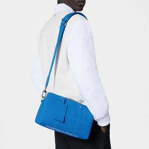 Bandolera bandolera de hombro para hombre a la moda de piel sintética con logotipo personalizado para hombre - Product Image 5