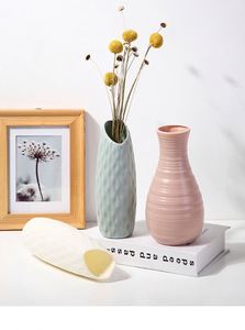 Wear Resistant Drop Resistant Modern Nordic European Style <b>Small</b> Plastic Tabletop <b>Vase</b> for Wedding Home Decor - Product Image 3