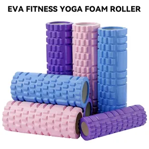 Jinyi Pilates Soft Eva Full Filled Solid Yoga Roller Foam Roller