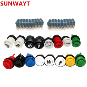 33mm <strong>Buttons</strong> Switching American Happ Style <strong>Push</strong> <strong>Buttons</strong> <strong>Multi</strong> Color <strong>Push</strong> <strong>Button</strong> with Micro-switch Arcade <strong>Game</strong> Machines Parts - Product Image 3