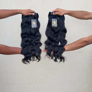 Inde Temple cheveux bruts vierges indiens non transformés, cheveux humains à cuticules toutes textures remy naturels, fournisseurs - Product Image 2