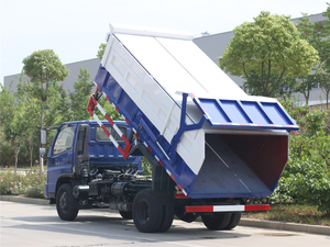 Consommation de carburant arrière légère de véhicule de collecte des ordures 11.4L + capacité de conteneur de cargaison de ³ de 3.19m basse - Product Image 4