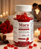 Gummies Adaptogènes de Maca Gélatinisé Noir, Rouge et Jaune à Base de Racine de Cuiqi