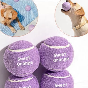 ลูกบอลยางสำหรับฝึกสุนัขแบบโต้ตอบลูกบอลสำหรับสัตว์เลี้ยงของเล่นลูกบอลเทนนิสขนาดเล็กสำหรับฝึกออกกำลังกาย - Product Image 1