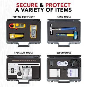 Muestra gratis IP67 impermeable resistente a la intemperie caja de plástico duro con espuma personalizable equipo de plástico maleta reloj carcasa dura - Product Image 5
