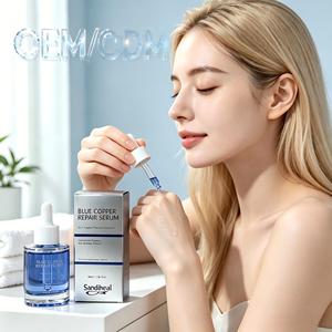 Suero Facial de Péptidos Azules en Oferta, Marca Privada OEM, Venta al por Mayor, Cuidado Post-Tratamiento, Reparación de la Barrera Cutánea, Calmante - Product Image 1
