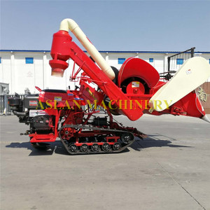 Mini lúa gặt đập/bánh xích bánh xe nhỏ gạo kết hợp gặt đập - Product Image 5