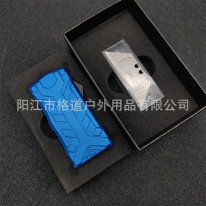 Cuchillo multiusos Gedao de hoja recta, cortador de papel de aleación de aluminio, cuchillo de exterior de alta calidad, herramienta para camping y EDC. - Product Image 2