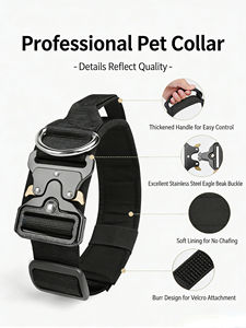 Collier tactique Dafeel pour chiens de taille moyenne et grande, anti-traction, robuste, personnalisable OEM, vente en gros, en stock - Product Image 2