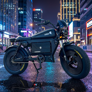 Fabricante: Bicicleta de Montaña Negra de 3000W 60V 50Ah Mejorada con Suspensión de Aire y GPS de Alta Velocidad, Fabricante Original, Personalización Gratuita - Product Image 1