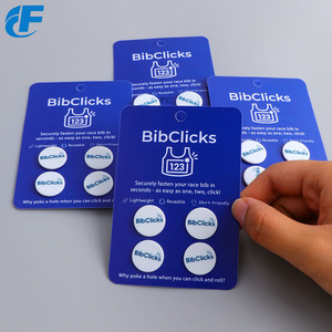 Les clips de bavette de numéro de marathon en résine réutilisable de vente chaude sont utilisés pour les courses de marathon et les événements cyclistes en plein air - Product Image 2