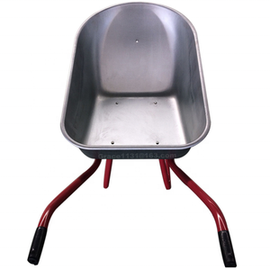 Groothandel Power Gegalvaniseerde Tweewielige Kruiwagen 100l Watercapaciteit Slingeren Kruiwagen Dubbele Wielen Handtrolleys Wb7613 - Product Image 2