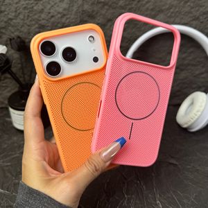 เคสโทรศัพท์แม่เหล็กแบบ<span class=keywords><strong>ระบาย</strong></span><span class=keywords><strong>ความ</strong></span><span class=keywords><strong>ร้อน</strong></span>รุ่นใหม่สำหรับ <span class=keywords><strong>iPhone</strong></span> 17 17 Pro 17 Pro Max 17 Air 16 15 14 13 12 11 เคสโทรศัพท์แบบตาข่ายบางเฉียบ - Product Image 3