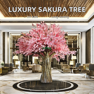 Fiori rosa Premium 5*5M/16ft per Home Restaurant Hotel di lusso decorazioni per interni - Product Image 5