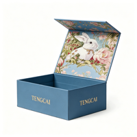 Boîte cadeau en carton à fermeture magnétique, vente en gros, échantillon gratuit, écologique, recyclable, logo personnalisé de luxe