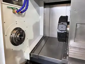 Live Tools 12 Station Metal BMT55 Turret Hard Rail Cnc Lathe Machine Tool Milling And Turning CNC Lathe