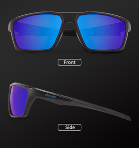 Kapvoe UV400 polarize Lens güneş gözlüğü gözlük dayanıklı PC gözlük HD Lens açık spor güneş erkekler güneş gözlüğü hafif - Product Image 5