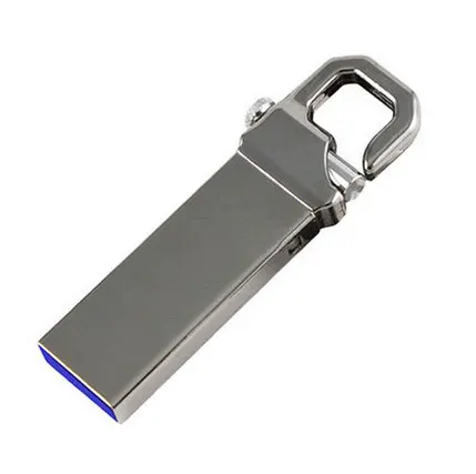 Silm Mini Logam Pen Drive Hadiah Bisnis USB Memory Stick Gantungan Kunci 8 GB