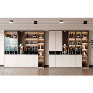 Mobilier de salle à manger moderne et luxueux Table console en bois brillant <span class=keywords><strong>Buffet</strong></span> de rangement <span class=keywords><strong>blanc</strong></span> et or <span class=keywords><strong>Buffet</strong></span> avec dessus en marbre - Product Image 2