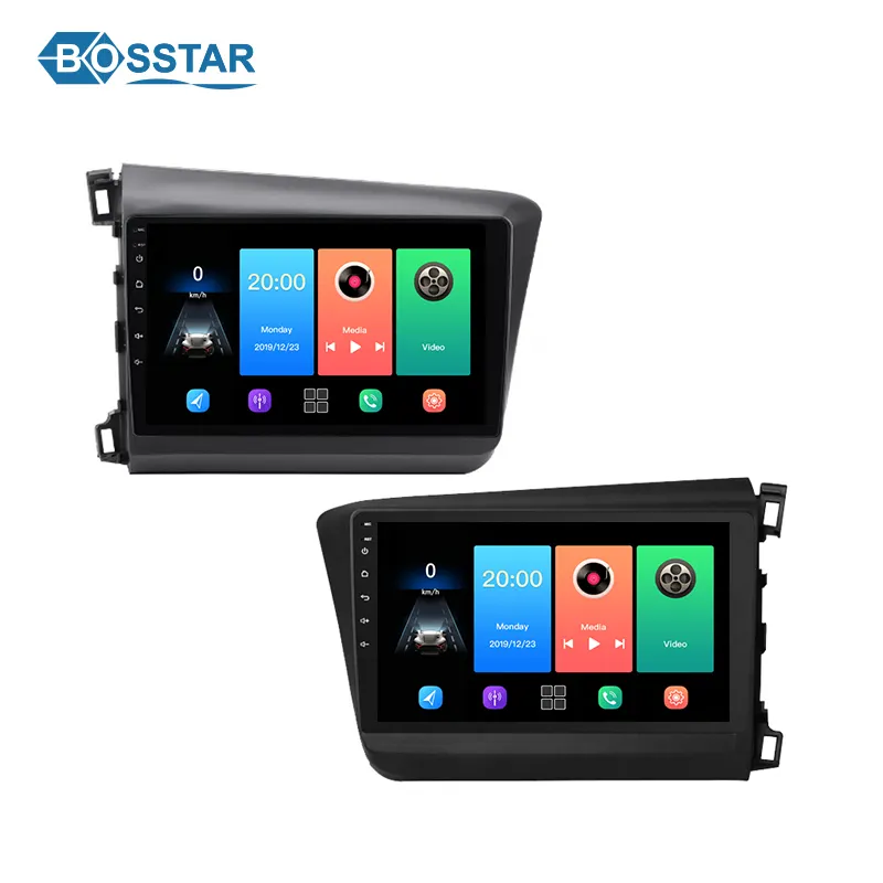 HONDA CIVIC 2012 - 2015 radyo için araba radyo araba android müzik seti DVD OYNATICI navigasyon GPS Carplay Sreen