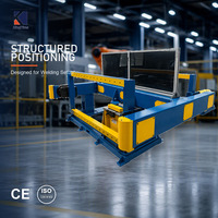 Positionneur de soudage horizontal à vitesse variable, table rotative pour outil de soudure longitudinale de tubes métalliques cylindriques