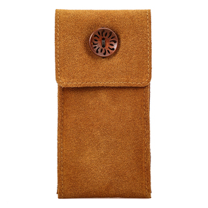 Étui de montre rétro fait main en cuir de vachette pleine fleur, pochette souple en nubuck pour organiser une montre, sac de voyage portable pour une seule montre ou bijoux - Product Image 6